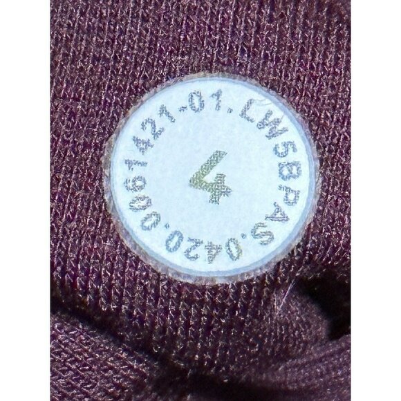 Lululemon Size 4 Wunder Train High Rise Tights 25" Burgundy LL95 - Picture 7 of 7